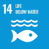 UN Sustainable Development Goal #14 Life below water.