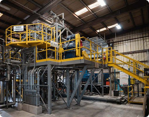 Advanced plastic recycling technology in a chemical recycling facility in Tigard, Oregon.